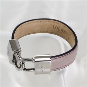 Loewe（ロエベ） ブレスレット PADLOCK 111.11.022 9353 PALLADIUM／POWDER