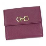 Ferragamo（フェラガモ） 二つ折り財布（小銭入れ付） GANCINI ICONA VITTEL 22B852 549341 CORNIOLA