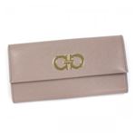 Ferragamo（フェラガモ） 長財布 GANCINI ICONA VITTEL 227121 549476 NOCTURNE ROSE／CORNIOLA