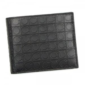 Ferragamo（フェラガモ） 二つ折り財布（小銭入れ付） MENS SLG GAMMA 669407 536856 CAFFE
