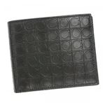 Ferragamo（フェラガモ） 二つ折り財布（小銭入れ付） MENS SLG GAMMA 669407 552585 DARK RAIN