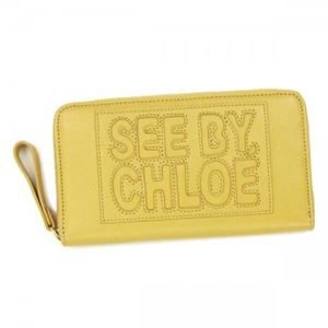 SEE BY CHLOE（シーバイクロエ） 長財布 ZIP FILE LEATHER 9P7155 245 SAHARA