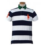 【2013年7月31日まで期間限定値下げ】RalphLauren（ラルフローレン） メンズポロシャツ K27S21 72747 FRENCH NAVY／WHITE