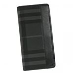 Burberry（バーバリー） 長財布 BEAT CHECK MS CAVENDISH BRT 0010T BLACK CHARCOAL CHECK