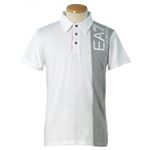 EA7（イーエーセブン） メンズポロシャツ 273317 110 WHITE／GREY