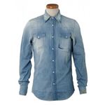 HYDROGEN（ハイドロゲン） メンズシャツ 110499 43 DENIM