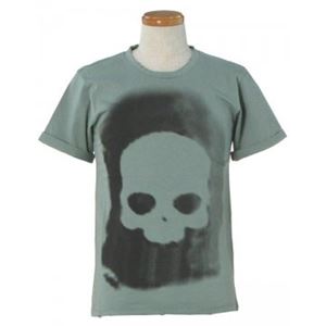 HYDROGEN（ハイドロゲン） メンズTシャツ 120102 731 GREEN MILITARY／BLACK