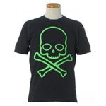 HYDROGEN（ハイドロゲン） メンズTシャツ 124005 330 BLACK／GREEN