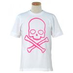 HYDROGEN（ハイドロゲン） メンズTシャツ 124005 161 WHITE／FUCHSIA