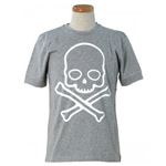 HYDROGEN（ハイドロゲン） メンズTシャツ 124005 682 GREY MELANGE／WHITE