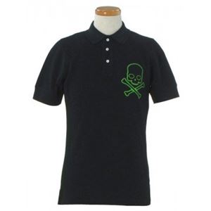 HYDROGEN（ハイドロゲン） メンズポロシャツ 124006 330 BLACK／GREEN