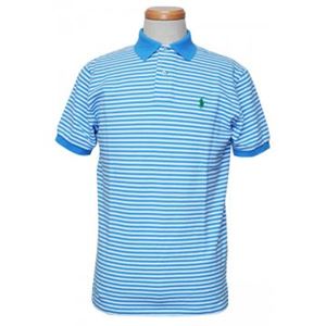 RalphLauren（ラルフローレン） メンズポロシャツ K31SC22 76282 FLORIDA BLUE／WHITE