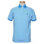 RalphLauren（ラルフローレン） メンズポロシャツ K31SC22 76282 FLORIDA BLUE／WHITE