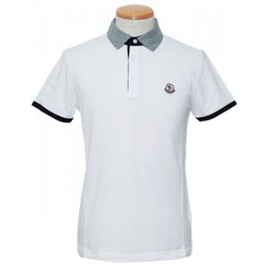MONCLER（モンクレール） メンズポロシャツ 83010 00 1 BIANCO