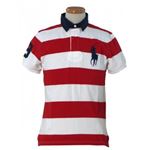 RalphLauren（ラルフローレン） メンズポロシャツ K27S21 72745 VALOR RED／WHITE