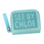 SEE BY CHLOE（シーバイクロエ） 二つ折り財布（小銭入れ付） ZIP FILE PVC 9P7238 670 JADE