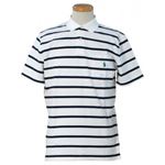 RalphLauren（ラルフローレン） メンズポロシャツ K31SC21 76256 WHITE／NEWPORT NAVY