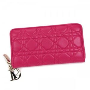 DIOR（ディオール） 長財布 GRA CAL43047P 431 FUCSIA
