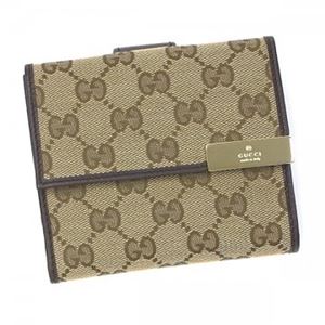 Gucci（グッチ） Wホック財布 257015 9643 BROWN