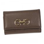 Ferragamo（フェラガモ） キーケース GANCINI ICONA VITTEL 22B853 557347 DEEP TAUPE