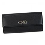 Ferragamo（フェラガモ） 長財布 GANCINI ICONA VITTEL 22B855 549372 NERO