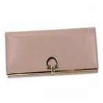 Ferragamo（フェラガモ） 長財布 GANCINI ICONA VITTEL 224633 549457 NOCTURNE ROSE／CORNIOLA