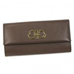 Ferragamo（フェラガモ） 長財布 GANCINI ICONA VITTEL 227121 557324 DEEP TAUPE