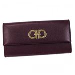Ferragamo（フェラガモ） 長財布 GANCINI ICONA VITTEL 227121 549867 BAROLO