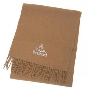 Vivienne Westwood(ヴィヴィアンウエストウッド) マフラー 440682 SE0 2 CAMELxWHITE