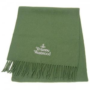 Vivienne Westwood（ヴィヴィアンウエストウッド） マフラー 440682 SE0 30 GREEN x PEARL GREY