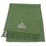 Vivienne Westwood（ヴィヴィアンウエストウッド） マフラー 440682 SE0 30 GREEN x PEARL GREY