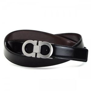 Ferragamo（フェラガモ） ベルト 671041 NERO／AUBURN