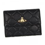 Vivienne Westwood（ヴィヴィアンウエストウッド） 二つ折り財布（小銭入れ付） ANGEL ORB 738VV19 NERO