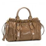 MIUMIU（ミュウミュウ） ハンドバッグ VITELLO LUX RT0383 F0770 CAMMEO