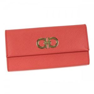 Ferragamo（フェラガモ） 長財布 GANCINI ICONA VITTEL 227121 549877 MORNING ROSE