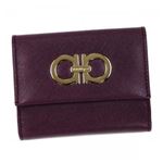 Ferragamo（フェラガモ） 二つ折り財布（小銭入れ付） GANCINI ICONA VITTEL 227122 549885 BAROLO