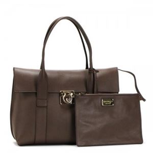 Ferragamo（フェラガモ） ハンドバッグ クリケットペカリー 21D813 547873 DEEP TAUPE