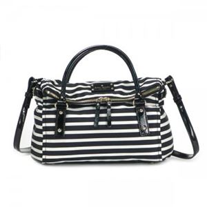 KATE SPADE（ケイトスペード） ハンドバッグ KATE SPADE NYLON STR PXRU3236 17 BLACK／CREAM