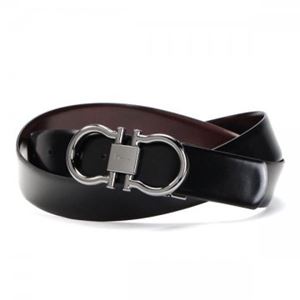 Ferragamo（フェラガモ） ベルト 676031 328632 NERO HICKORY