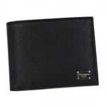 DOLCE＆GABBANA（ドルチェアンドガッバーナ） 二つ折り財布（小銭入れ付） 42 BP0457 80999 BLACK