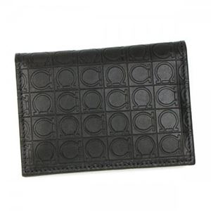 Ferragamo（フェラガモ） カードケース MENS SLG GAMMA 669410 556343 DARK RAIN