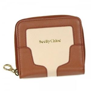SEE BY CHLOE（シーバイクロエ） 二つ折り財布（小銭入れ付） 9P7425 A49 BLISS／SIENNA
