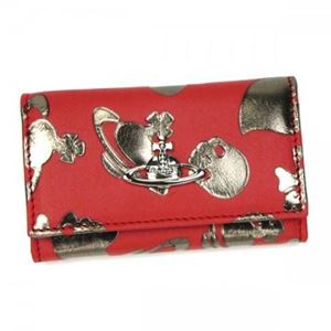 Vivienne Westwood（ヴィヴィアンウエストウッド） キーケース LOGO PRINT 720 ROSSO／（CANNA）