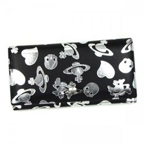 Vivienne Westwood（ヴィヴィアンウエストウッド） 長財布 LOGO PRINT 1032 NERO／（ARGENTO）