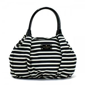 KATE SPADE（ケイトスペード） トートバッグ KATE SPADE NYLON STR PXRU3231 17 BLACK／CREAM