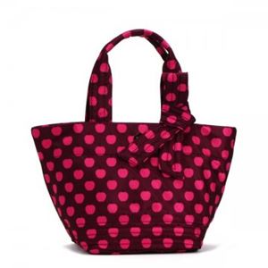 KATE SPADE（ケイトスペード） トートバッグ FLATIRON NYLON PXRU4222 644 BACCHUS RED NEW YORK APPLE