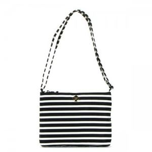 KATE SPADE（ケイトスペード） ナナメガケバッグ FLATIRON NYLON PXRU4223 17 BLACK／CREAM