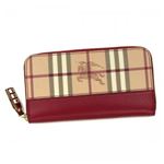 Burberry（バーバリー） 長財布 NOVA CORE LS LG ZIGGY HBC 6080T MILITARY RED