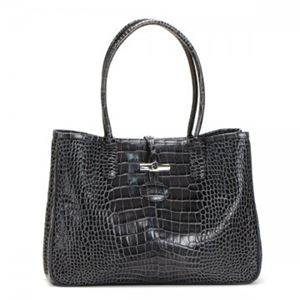 Longchamp（ロンシャン） トートバッグ ROSEAU STYLE CROCO 2686 115 GRIS