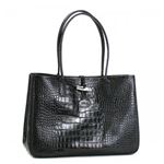 Longchamp（ロンシャン） トートバッグ ROSEAU STYLE CROCO 2686 1 NOIR